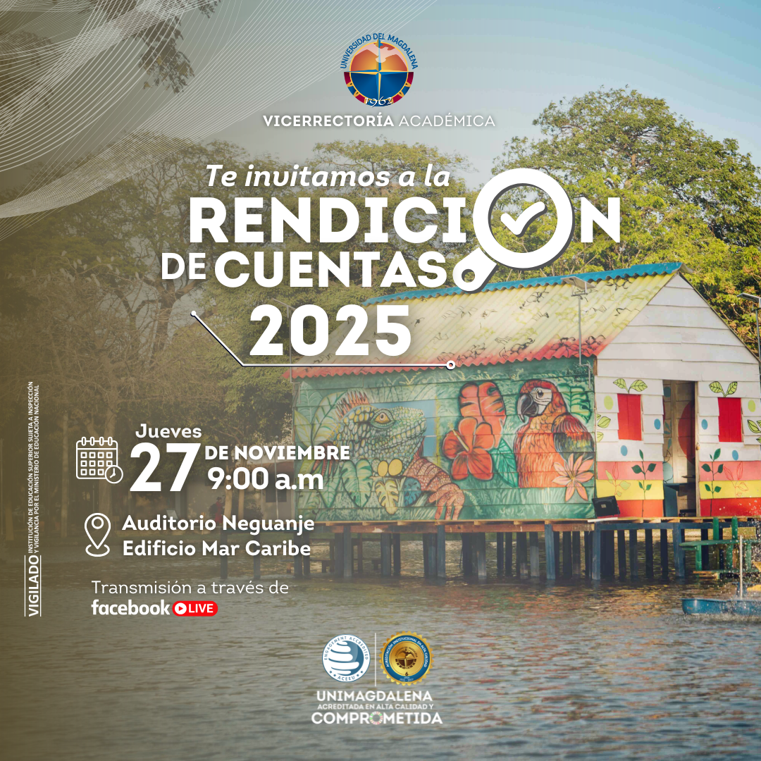 Anuncio de rendición de cuentas de vicerrectoría de investigación 2020